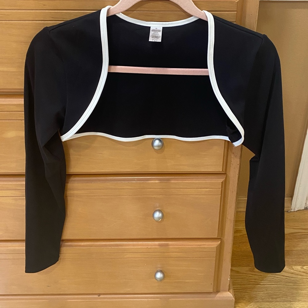 bolero super cropped shoulder shrug  size small New!